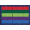 Colorful Places Seating Classroom Rug, Rectangle 6' x 9'