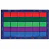 Colorful Places Seating Classroom Rug, Rectangle 7'6" x 12'
