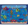 Alphabet Aquarium Classroom Rug, Rectangle 5'10" x 8'4"
