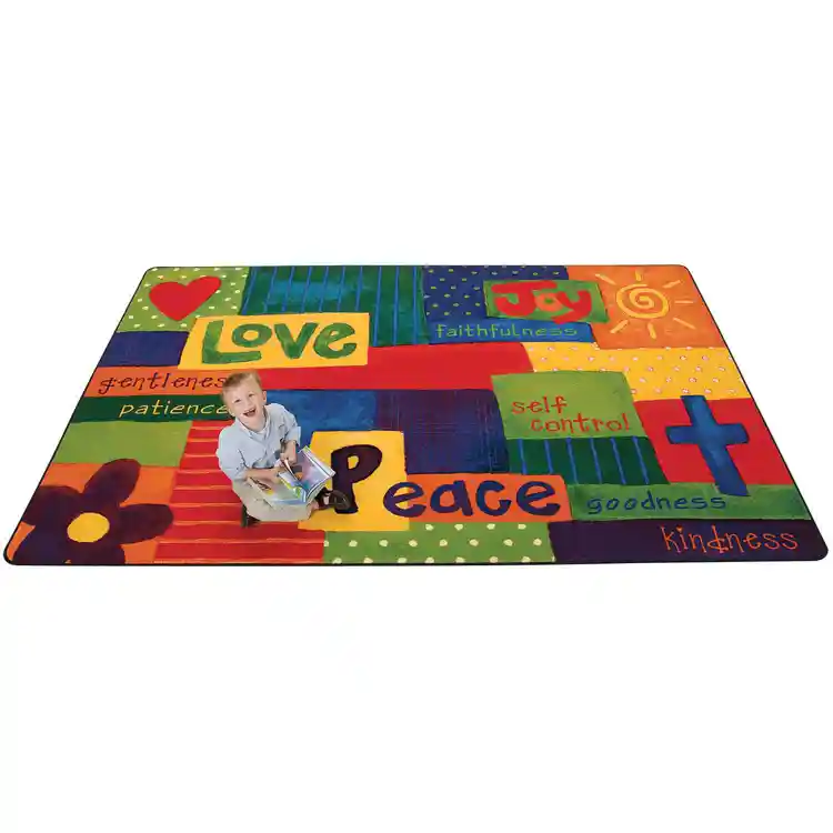 Spiritual Fruit Painted Rug