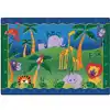 Alphabet Jungle Classroom Rug, Rectangle 4'5" x 5'10"