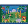 Alphabet Jungle Classroom Rug