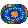 Sunny Day Learn & Play Classroom Rug, Oval 8'3" x 11'8"