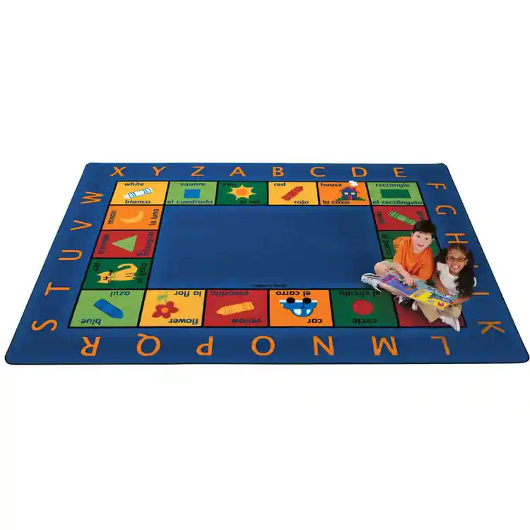 Bilingual Circletime Classroom Rug