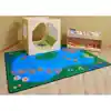 KID$ Value Plus Classroom Rug, Tranquil Pond