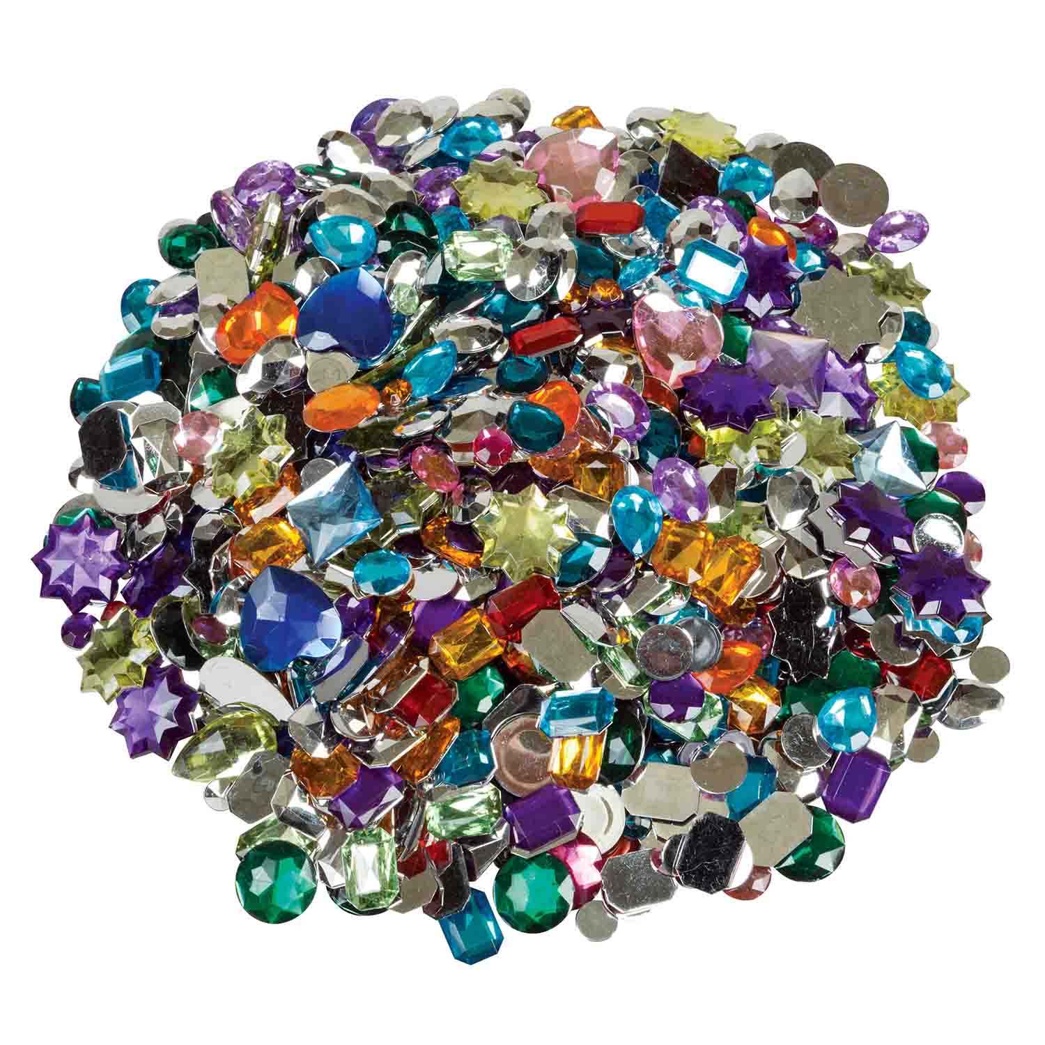 Gemstones for Kids Arts and Crafts, Loose Gemstones Craft Supplies Gems  Coloured Jewellery 100g 