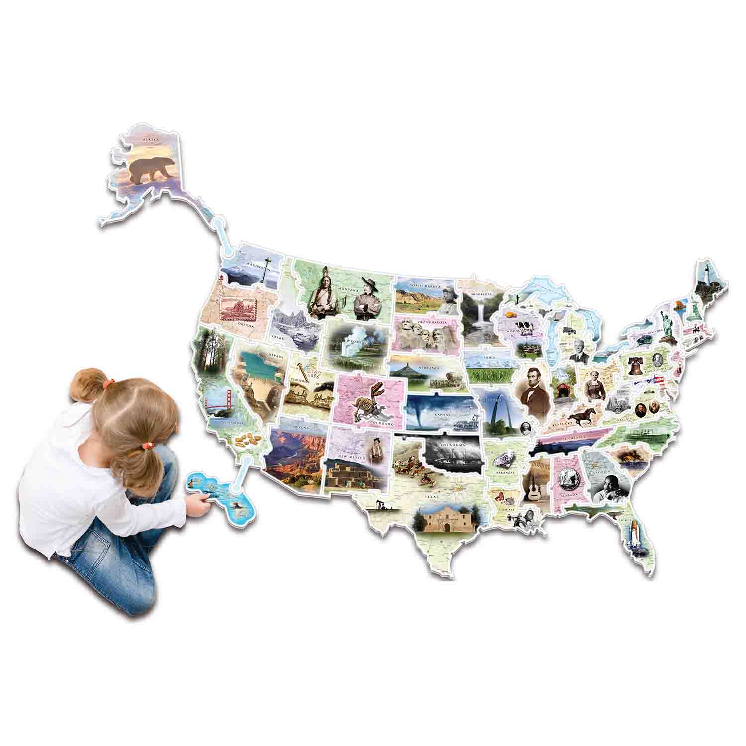 Wonderfoam® Giant USA Photo Puzzle
