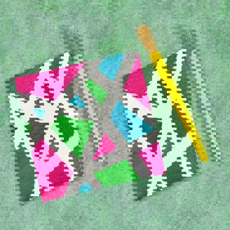 Paint Pot & Brush Set