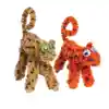 Striped Pipe Cleaners, 100 Pack, Assorted Colors