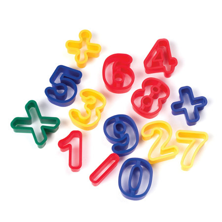 Dough Cutters, Numbers and Math Symbols