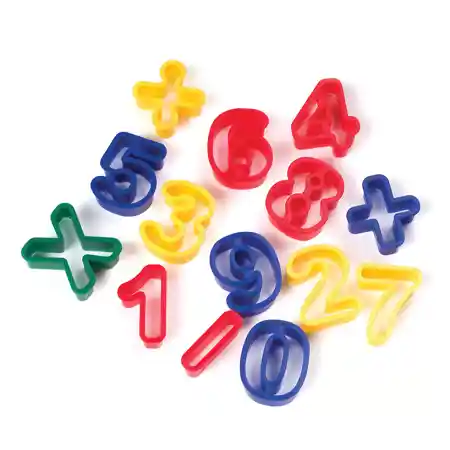 Dough Cutters, Numbers and Math Symbols