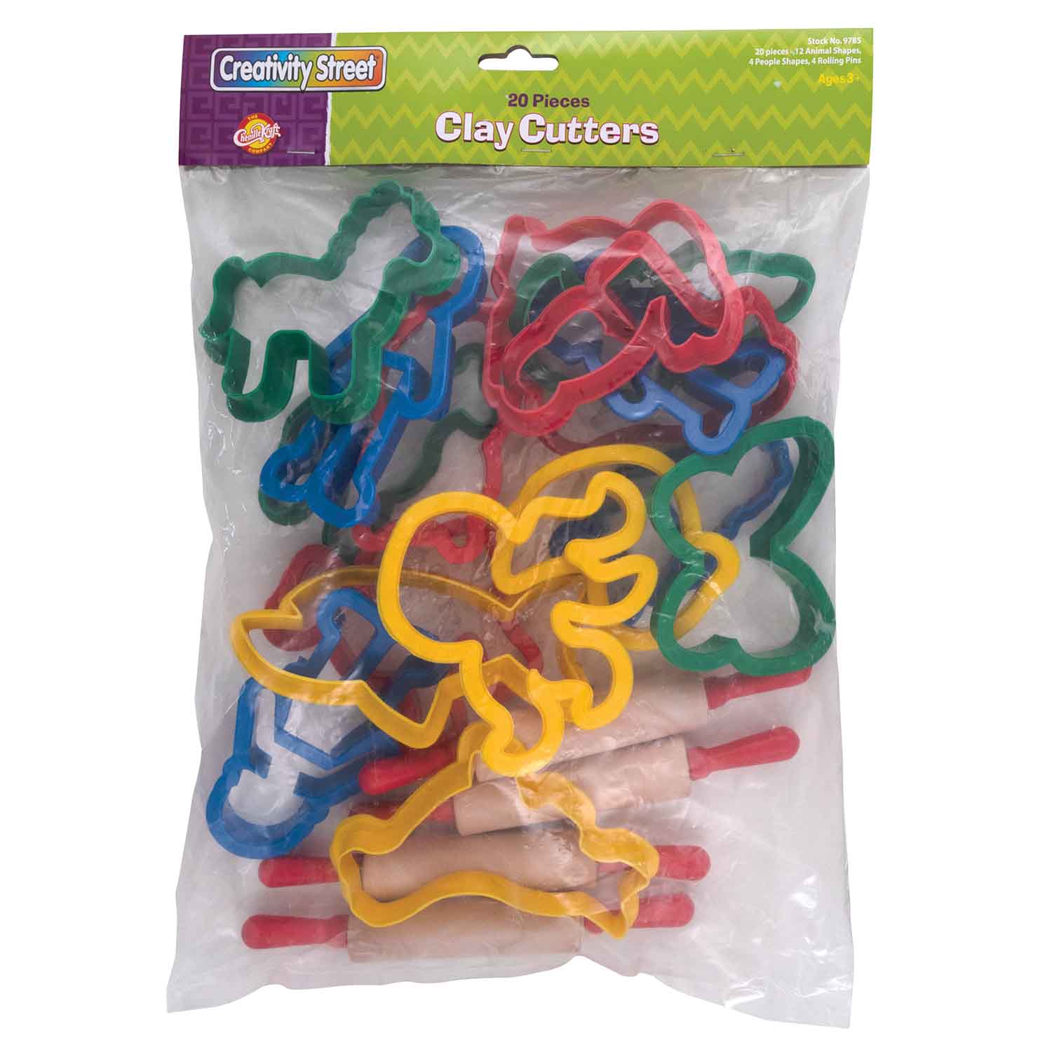 Clay Cutters, 20 Piece Set
