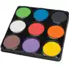 Tempera Cakes, 9 Color