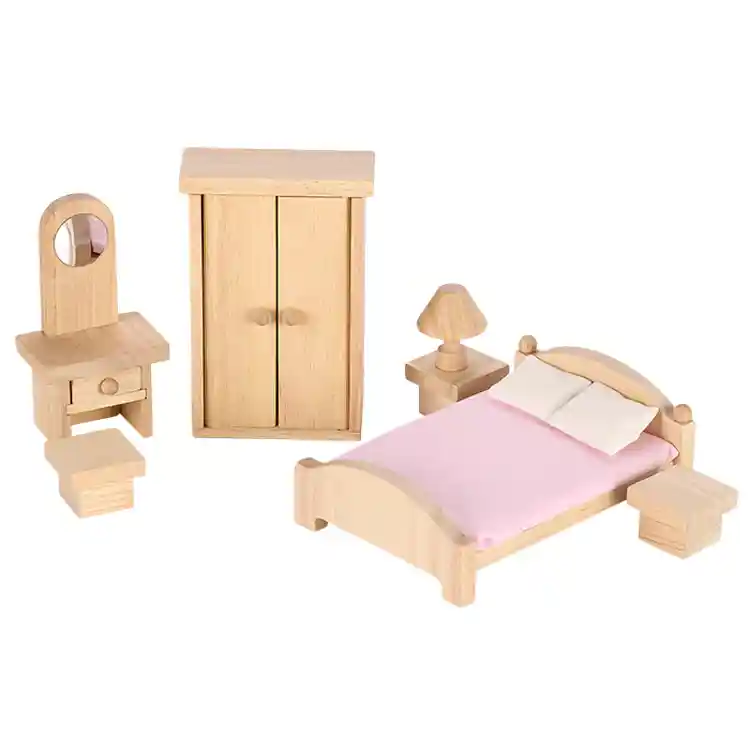 Classic Bedroom Dollhouse Furniture