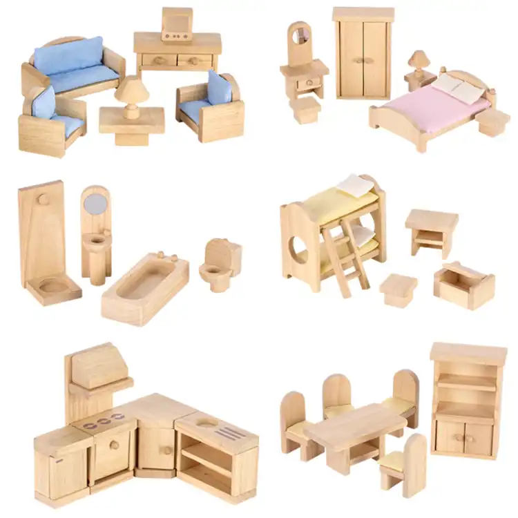 Classic Dollhouse Furniture Collection
