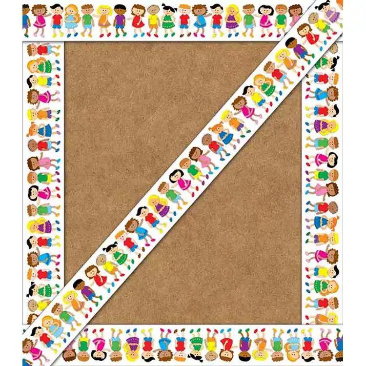 Classroom Friends Straight Border