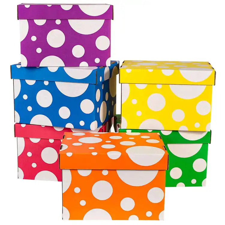 Classroom Keepers® Polka Dot Storage Boxes
