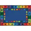 Classroom Shapes Seating Rug, Rectangle 4' x 6'