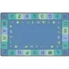 Classroom Shapes Seating Rug, Tranquil Colors