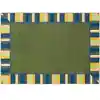 Clean Green Bold Rug, Rectangle 5'4" x 7'8"