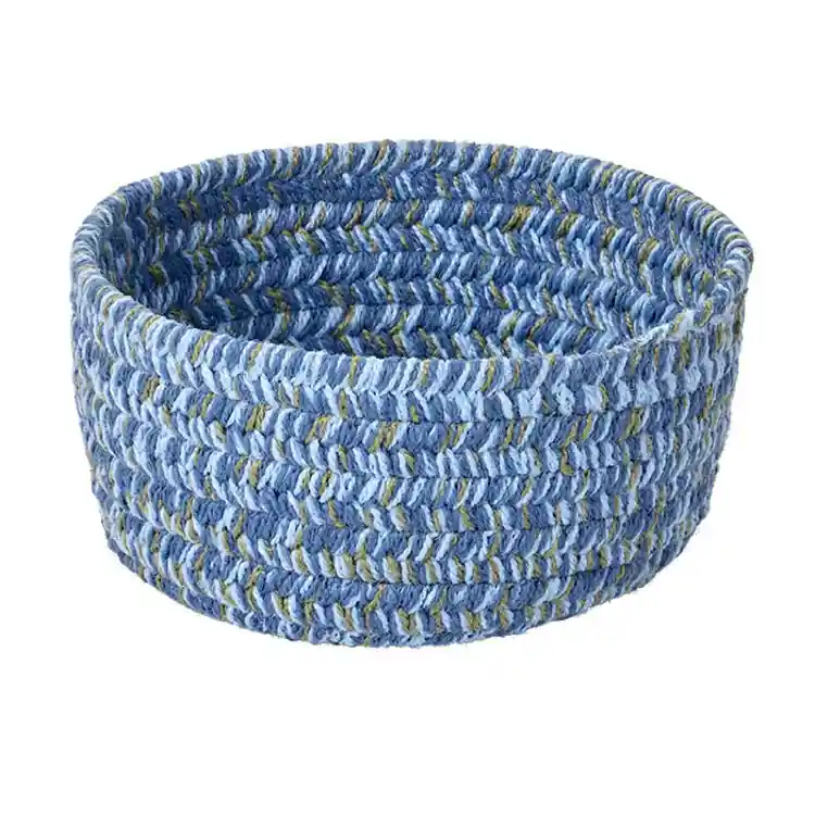 Becker's Misty Bay Basket Sets, Ocean Blue, Large (10" diameter)