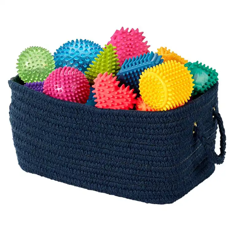 Becker's "Just Like Home" Braided Baskets, Blue