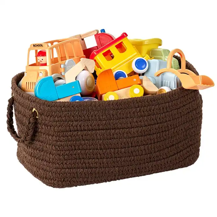 Becker's "Just Like Home" Braided Baskets, Chocolate