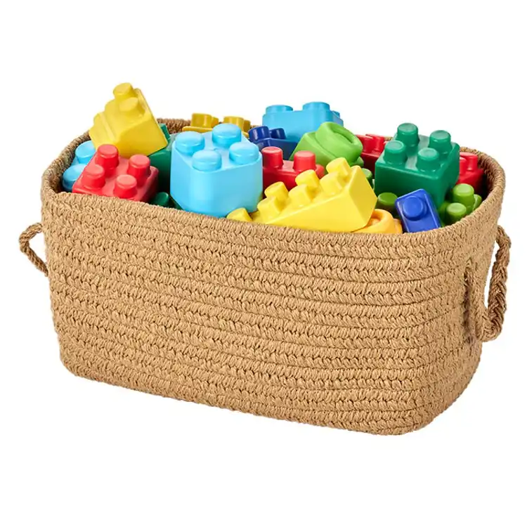 Becker's "Just Like Home" Braided Baskets, Tan