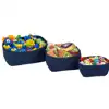 Becker's Nesting Baskets, Blue