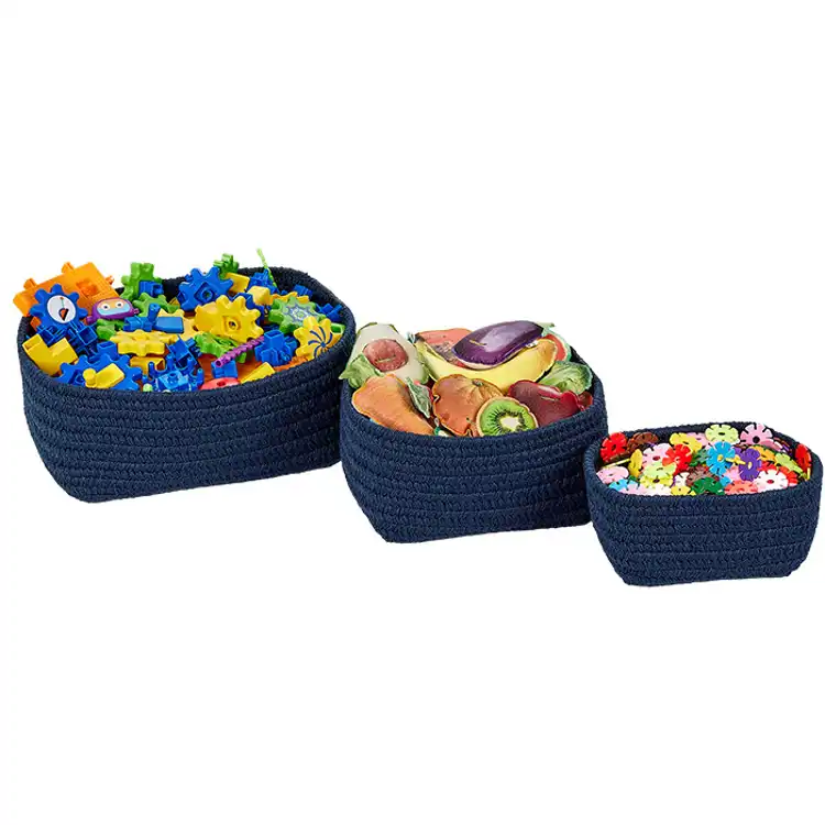 Becker's Nesting Baskets, Blue