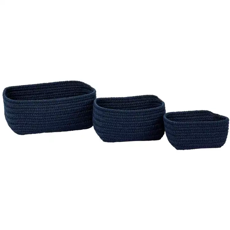 Becker's Nesting Baskets, Blue