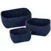 Becker's Nesting Baskets, Blue