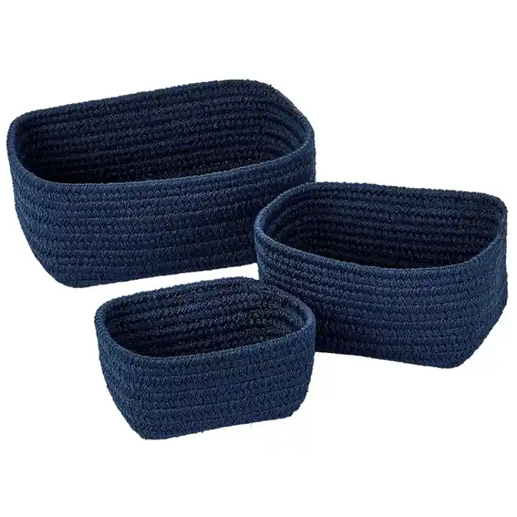 Becker's Nesting Baskets, Blue