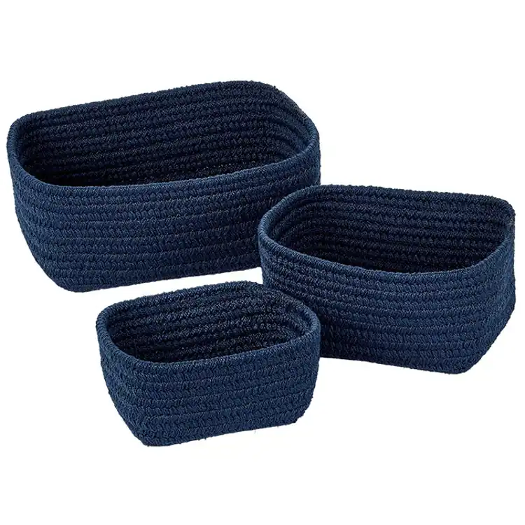 Becker's Nesting Baskets, Blue