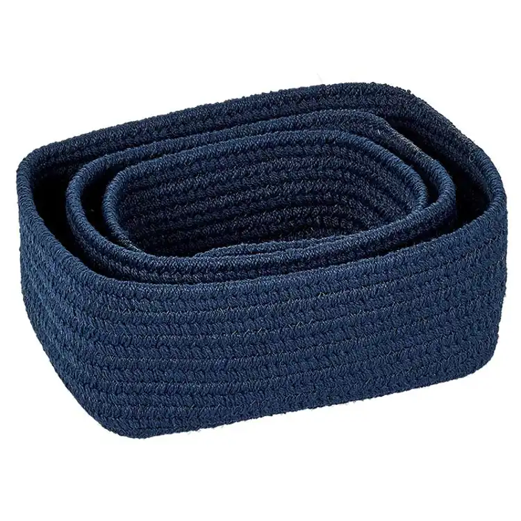 Becker's Nesting Baskets, Blue