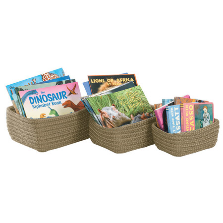 Becker's Nesting Baskets, Soft Green