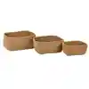 Becker's Nesting Baskets, Tan