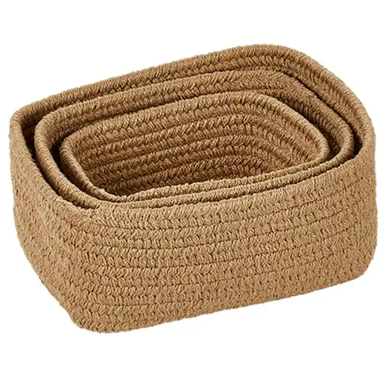 Becker's Nesting Baskets, Tan