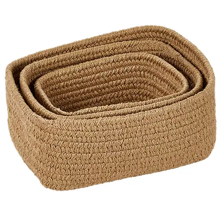 Becker's Nesting Baskets, Tan