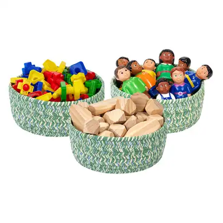 Becker's Misty Bay Basket Sets, Sea Grass, Medium (8" diameter)