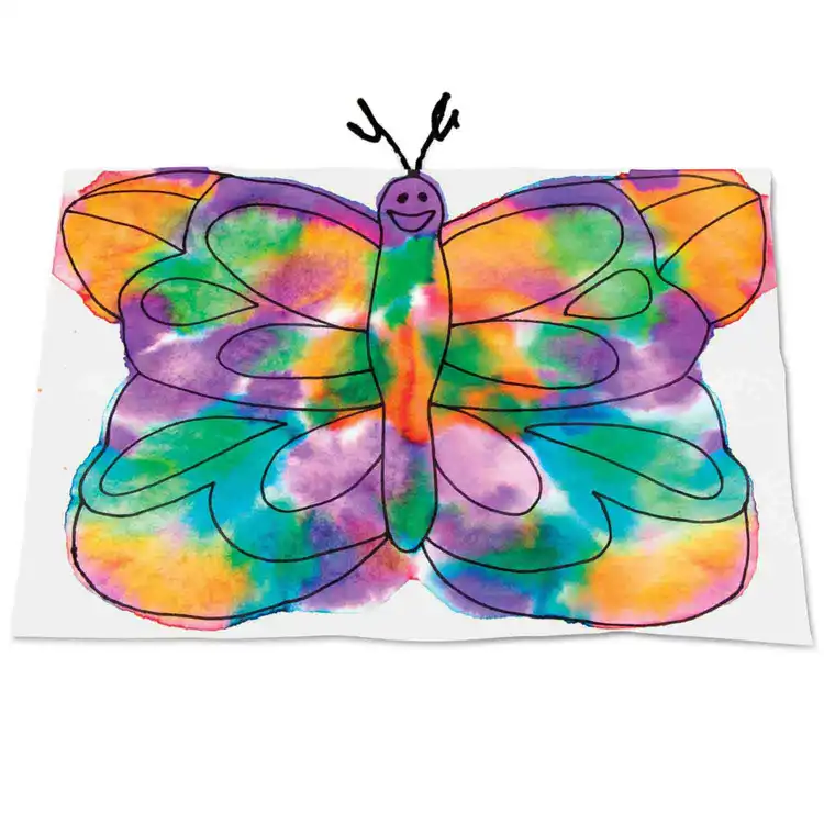 Color Diffusing Paper