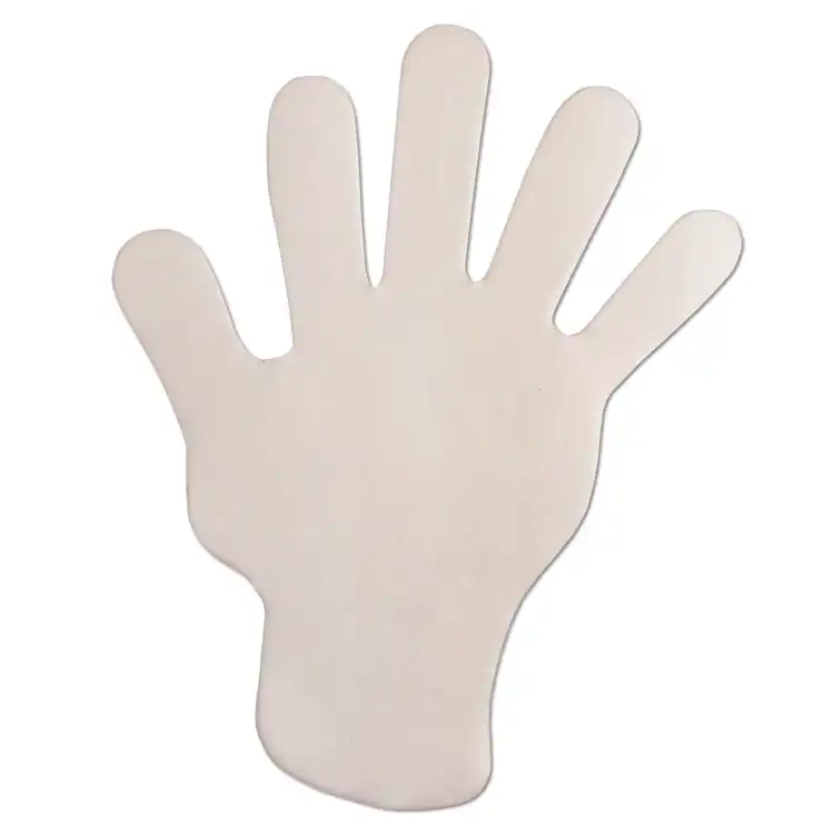 Color Diffusing Paper Hands