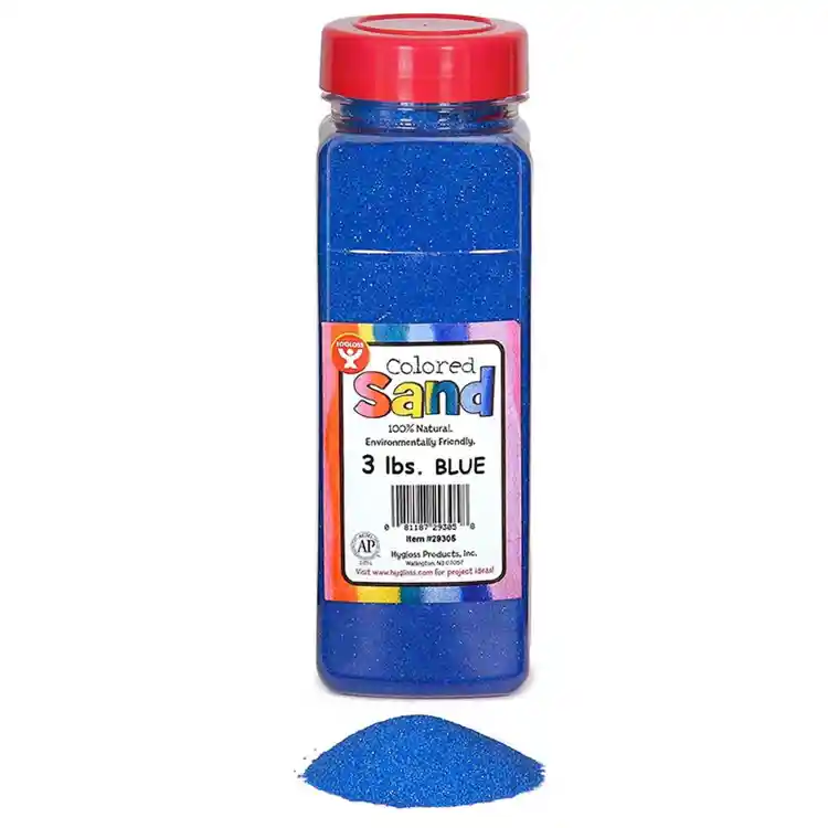Colored Craft Sand, Blue