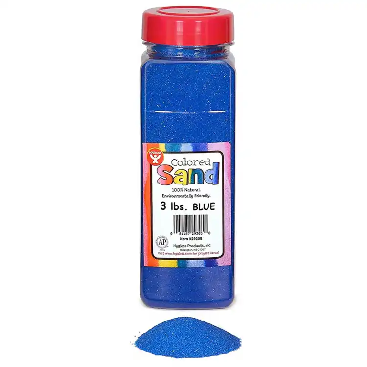Colored Craft Sand, Blue