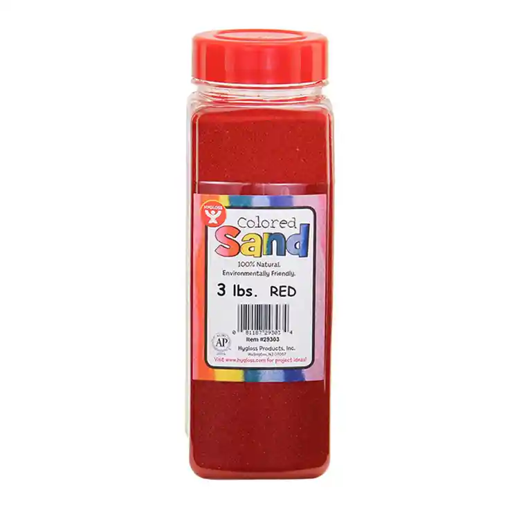 Colored Craft Sand, Red
