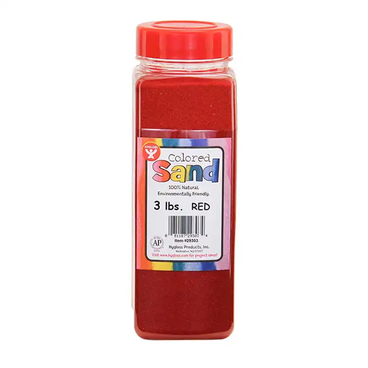 Colored Craft Sand, Red