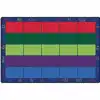 Colorful Places Seating Classroom Rug, Rectangle 6' x 9'
