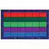 Colorful Places Seating Classroom Rug, Rectangle 8'4" x 13'4"