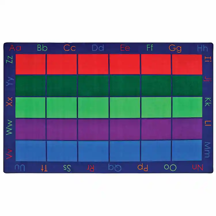Colorful Places Seating Classroom Rug, Rectangle 8'4" x 13'4"