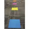 Colorful Squares Spot On Carpet Markers